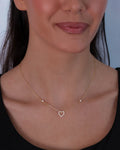 Srebrni lančić Golden Heart