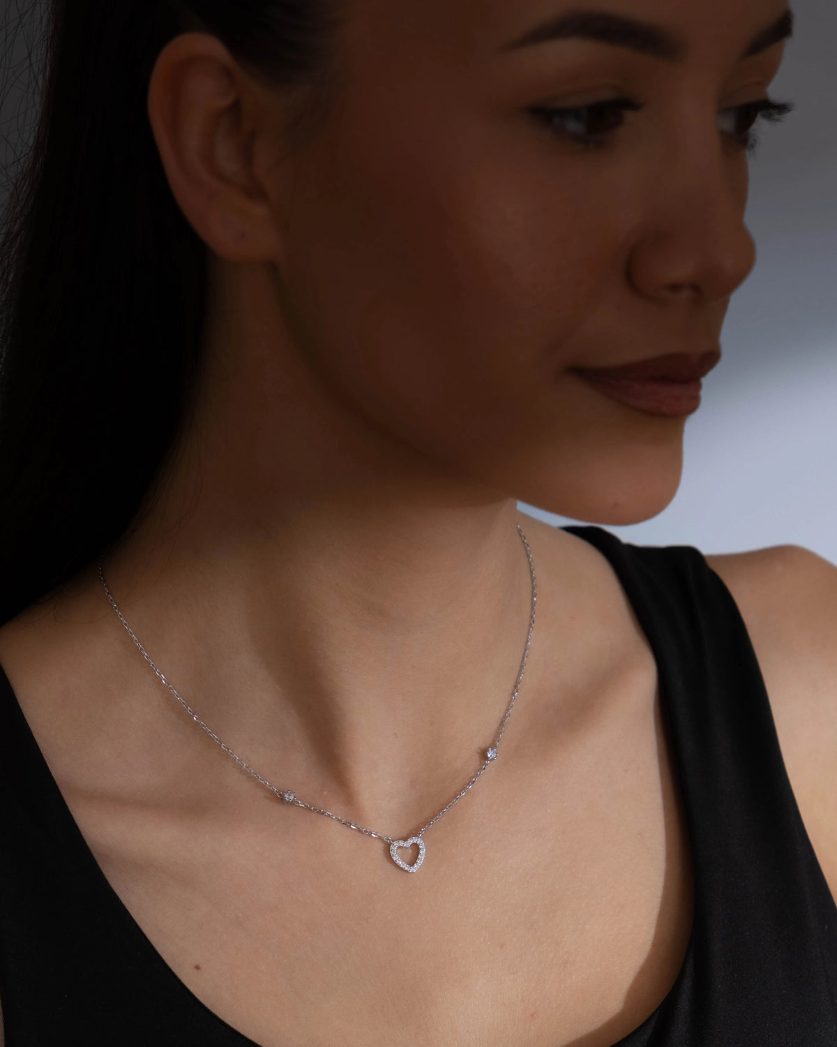 Srebrni lančić Silver Heart